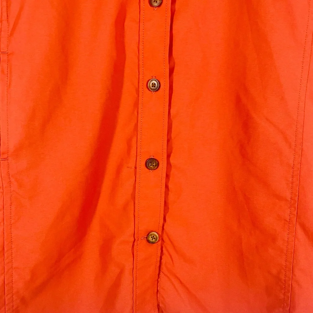 Duluth Trading Sleeveless Utility Vest Womens  XL Gardening Fishing Orange - Picture 8 of 10